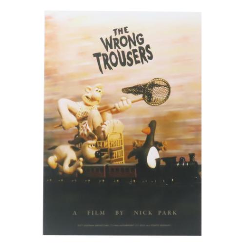 ウォレスとグルミット アニメ ポスター フォトアートポスター THE WRONG TROUSERS キャラクター グッズ メール便可