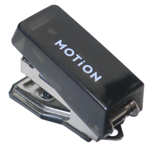 MOTiON ミニホッチキス コンパクトステープラー ブラック シンプル グッズ メール便可
