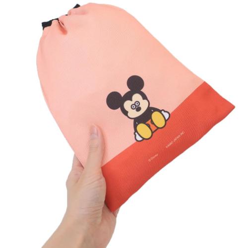 ディズニーx松本セイジ きんちゃくポーチ 巾着 ミッキーマウス ディズニー キャラクター グッズ メール便可