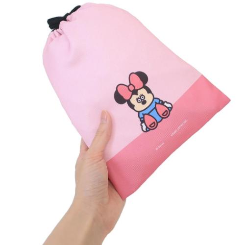 ディズニーx松本セイジ きんちゃくポーチ 巾着 ミニーマウス ディズニー キャラクター グッズ メール便可