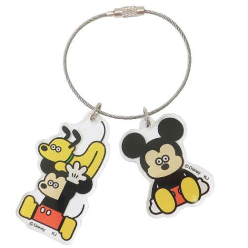 ディズニーx松本セイジ キーホルダー アクリルキーリング ミッキーマウス ディズニー キャラクター グッズ メール便可
