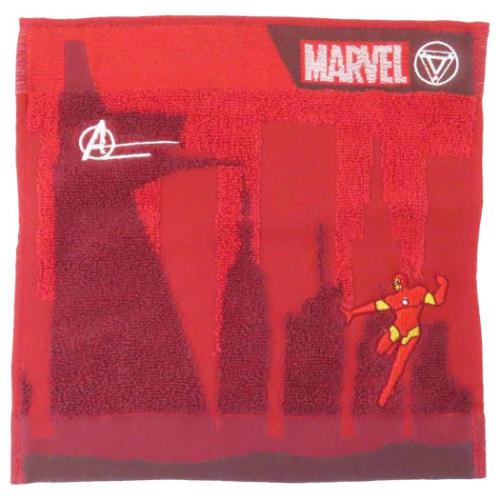 アイアンマン ミニタオル ジャガードハンカチタオル グレートシティ MARVEL キャラクター グッズ メール便可