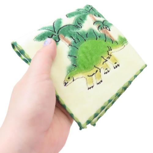 ジュラシックワールド ミニタオル シャーリングハンカチタオル ふんわりダイナソー 恐竜 映画キャラクター グッズ メール便可