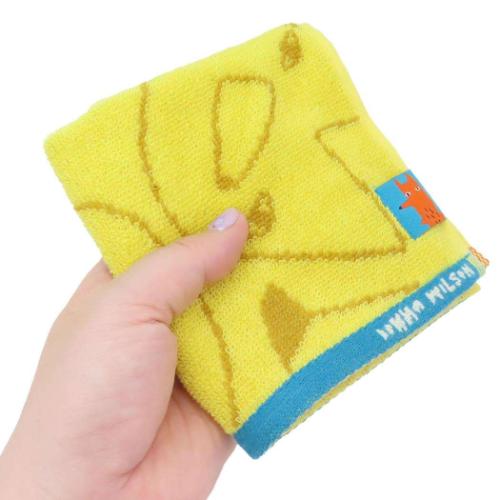 ドナウィルソン ミニタオル ジャガードハンカチタオル オーガニックコットン アニマルパターン おしゃれ グッズ メール便可