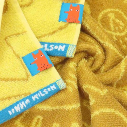 ドナウィルソン フェイスタオル ジャガードロングタオル オーガニックコットン アニマルパターン おしゃれ グッズ メール便可