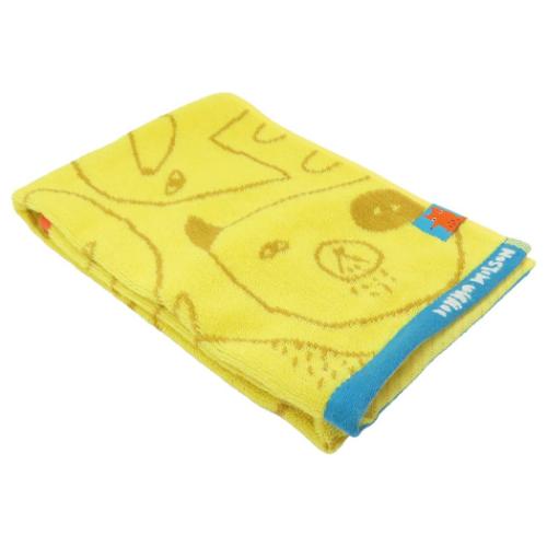 ドナウィルソン フェイスタオル ジャガードロングタオル オーガニックコットン アニマルパターン おしゃれ グッズ メール便可