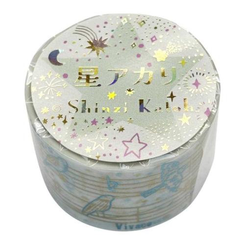 Shinzi Katoh シンジ カトウ マステ きらぴかマスキングテープ 27mm幅 星アカリ Song おしゃれ グッズ