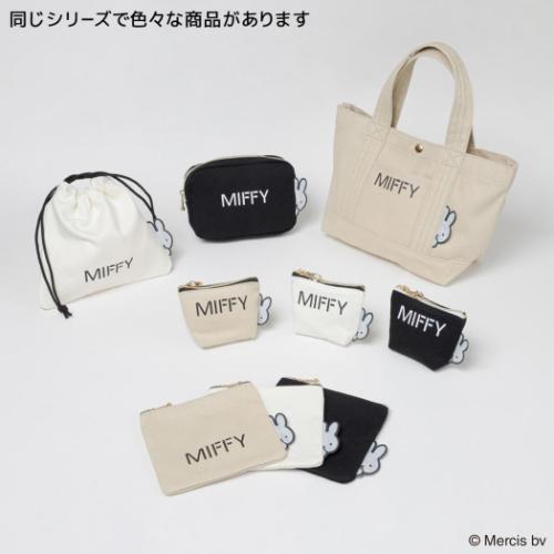 ミッフィー 平ポーチ ミニフラットポーチ MIFFY BIG NAME ディックブルーナ 絵本キャラクター グッズ