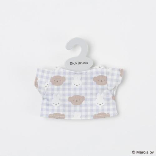 ミッフィー キーリング Tシャツチャーム BRUNA PLAID ブルー ディックブルーナ 絵本キャラクター グッズ メール便可