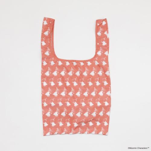 ムーミン エコバッグ ポケッタブルショッピングバッグ MOOMIN REPEAT リトルミイ 北欧 キャラクター グッズ メール便可