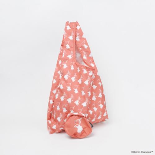 ムーミン エコバッグ ポケッタブルショッピングバッグ MOOMIN REPEAT リトルミイ 北欧 キャラクター グッズ メール便可