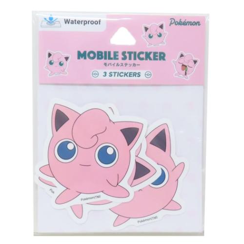 ポケットモンスター ダイカットシール モバイルステッカー プリン ポケモン キャラクター グッズ メール便可