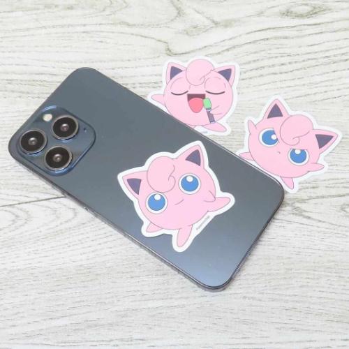 ポケットモンスター ダイカットシール モバイルステッカー プリン ポケモン キャラクター グッズ メール便可