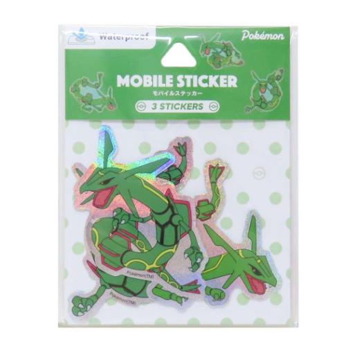 ポケットモンスター ダイカットシール モバイルステッカー レックウザ ポケモン キャラクター グッズ メール便可