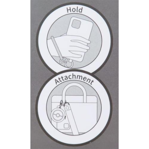 ポケットモンスター スマホアクセ マルチリングプラス ハントドストラップ＆ポーチ付 ミミッキュ ポケモン メール便可
