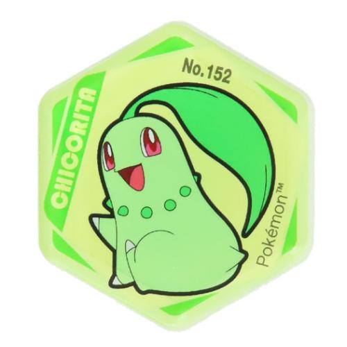 ポケットモンスター じしゃくでくっつく マグネットバッジ セット チコリータ ポケットモンスター 磁石 ハニカムアクリルマグネット vol.6