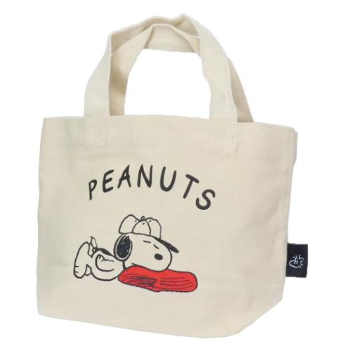 スヌーピー ランチトート 帆布 ランチバッグ 野球 ピーナッツ キャラクター グッズ メール便可