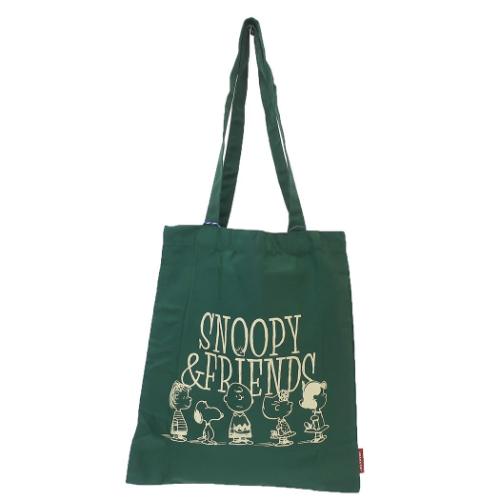 スヌーピー 手提げかばん ロゴカラートートバッグ GR ピーナッツ キャラクター グッズ メール便可