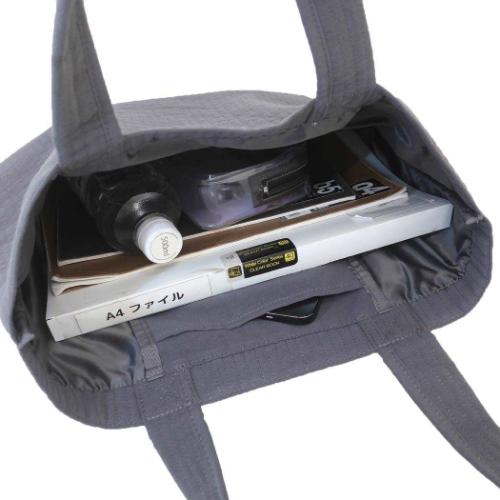 スヌーピー 手提げかばん トート ブルーグレー MOM ピーナッツ キャラクター グッズ