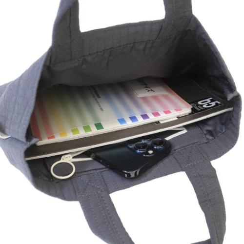 スヌーピー レッスンバッグ ミニレッスントート ブルーグレー MOM ピーナッツ キャラクター グッズ メール便可