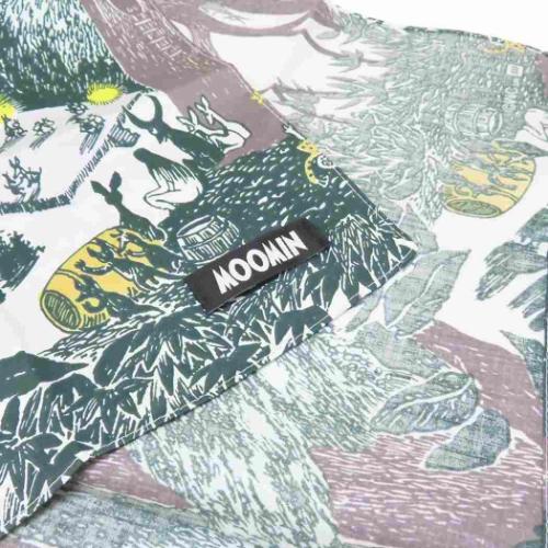 ムーミン ハンカチ ハンカチーフ 踊る森 北欧 キャラクター グッズ メール便可