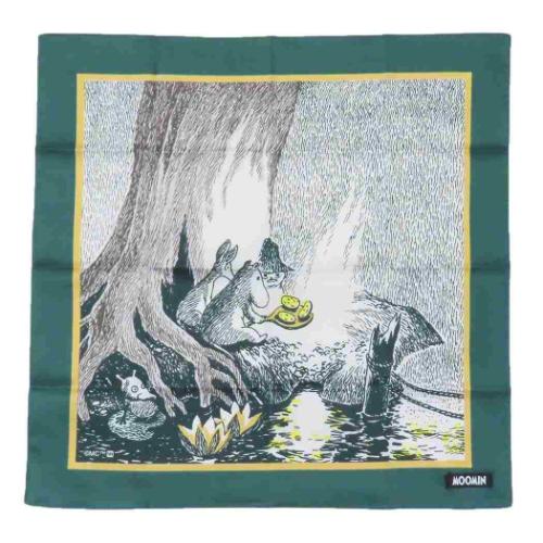 ムーミン ハンカチ ハンカチーフ パンケーキ 北欧 キャラクター グッズ メール便可