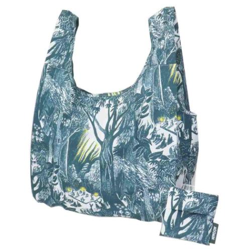 ムーミン ショッピングバッグ エコバッグ 踊る森 北欧 キャラクター グッズ メール便可