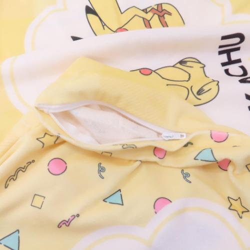 ポケットモンスター 大人用枕カバー 枕カバー ピカチュウ ポケモン キャラクター グッズ メール便可