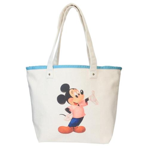 ミッキーマウス 手提げかばん トートバッグ American Paradise ポーズ ディズニー キャラクター グッズ