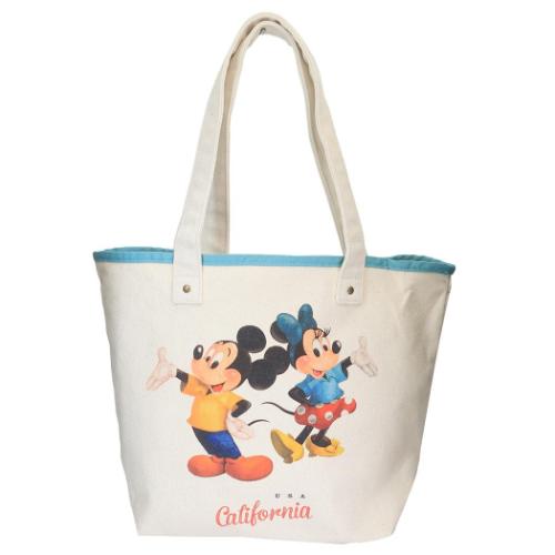ミッキーマウス＆ミニーマウス 手提げかばん トートバッグ American Paradise ポーズ ディズニー キャラクター グッズ