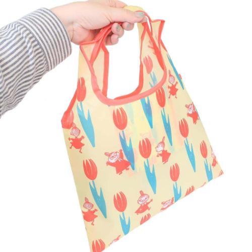 ムーミン エコバッグ ミニショッピングバッグ チューリップ　YE 北欧 キャラクター グッズ メール便可