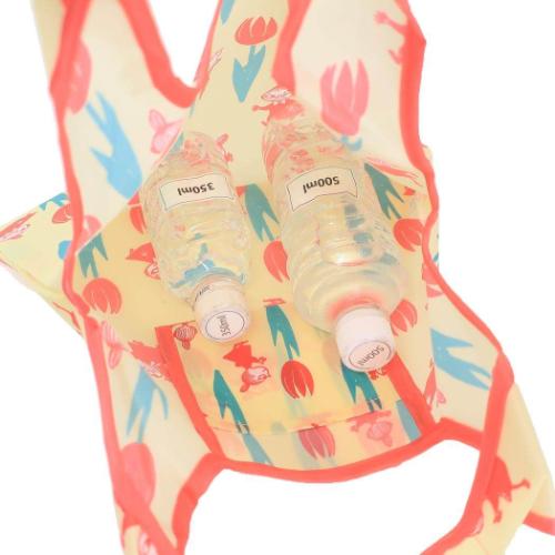 ムーミン エコバッグ ミニショッピングバッグ チューリップ　YE 北欧 キャラクター グッズ メール便可