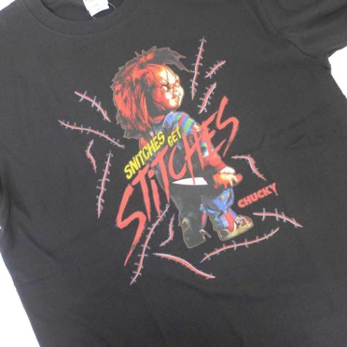 チャッキー Tシャツ T-SHIRTS CHUCKY ナイフ 映画キャラクター グッズ メール便可