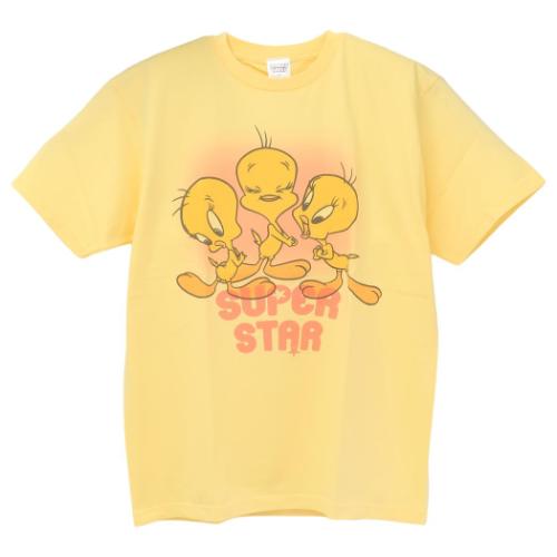 トゥイーティー Tシャツ T-SHIRTS スーパースター ルーニーテューンズ キャラクター グッズ メール便可