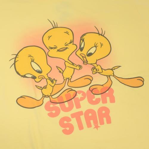 トゥイーティー Tシャツ T-SHIRTS スーパースター ルーニーテューンズ キャラクター グッズ メール便可