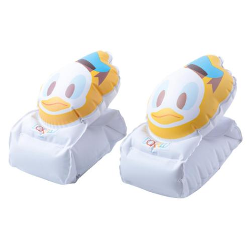 ドナルドダック 腕用浮き輪 フェイス付アームリング ディズニー キャラクター グッズ