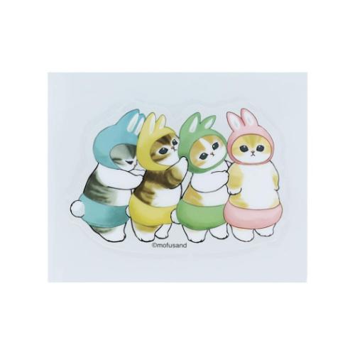 モフサンド ステッカー リピペタ うさぎC mofusand キャラクター グッズ メール便可
