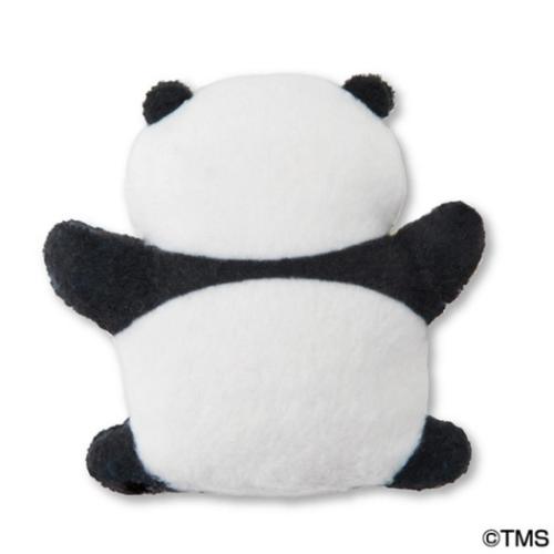 パンダコパンダ ぬいぐるみバッジ ふわふわバッジ くっつきパンちゃん キャラクター グッズ メール便可