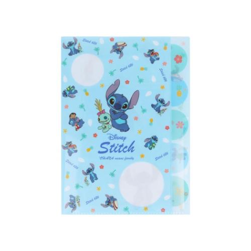 リロ＆スティッチ ポケットファイル ダイカットクリアファイル5P 2D ディズニー キャラクター グッズ メール便可