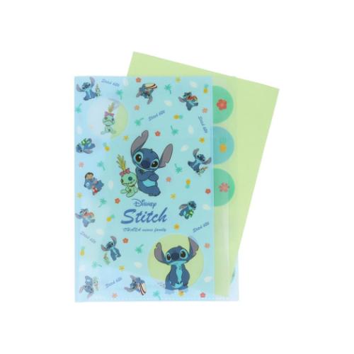 リロ＆スティッチ ポケットファイル ダイカットクリアファイル5P 2D ディズニー キャラクター グッズ メール便可