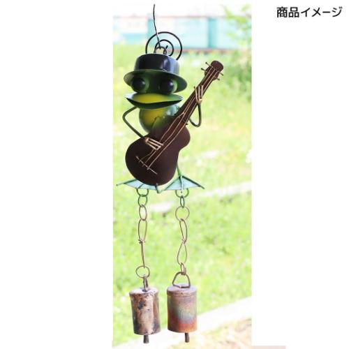 インテリア雑貨 ブリキベル ギターカエル 壁飾り グッズ