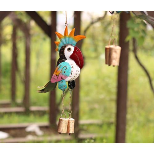 インテリア雑貨 ブリキベル オウム 壁飾り グッズ