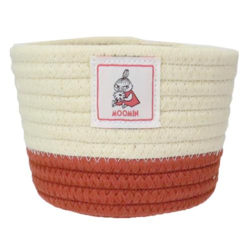 ムーミン 卓上収納 ロープバスケット S リトルミイ 北欧 キャラクター グッズ