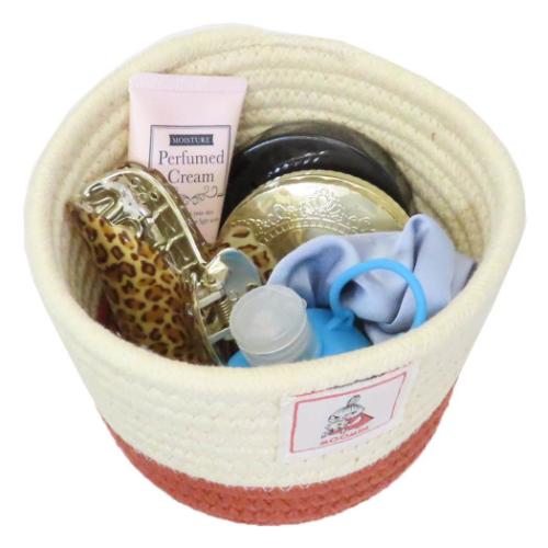 ムーミン 卓上収納 ロープバスケット S リトルミイ 北欧 キャラクター グッズ