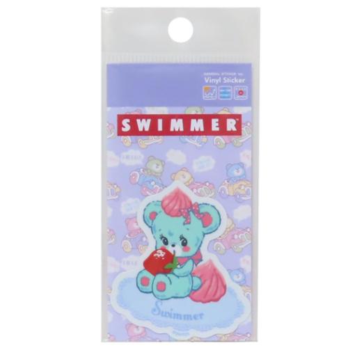 スイマー ビニールシール ダイカットミニステッカー ハグリー スイーツ SWIMMER キャラクター グッズ メール便可