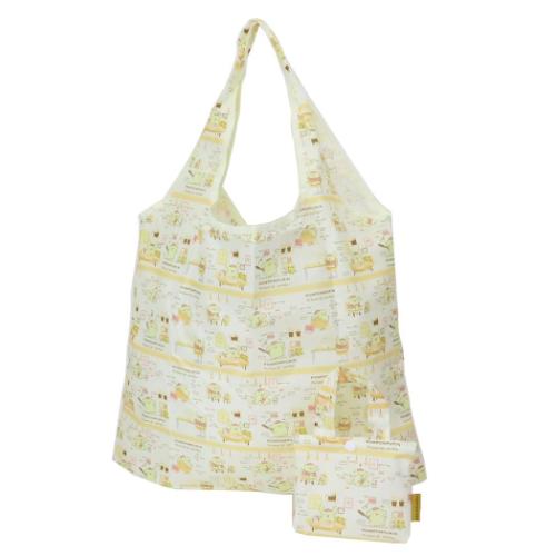 ポムポムプリン エコバッグ 折りたたみショッピングバッグ マイルーム サンリオ キャラクター グッズ メール便可