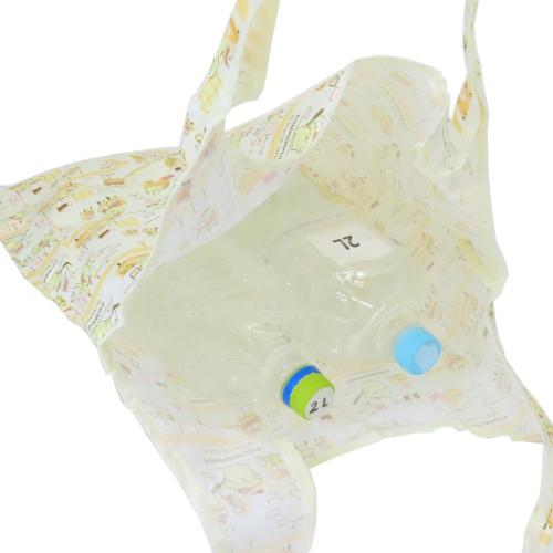 ポムポムプリン エコバッグ 折りたたみショッピングバッグ マイルーム サンリオ キャラクター グッズ メール便可