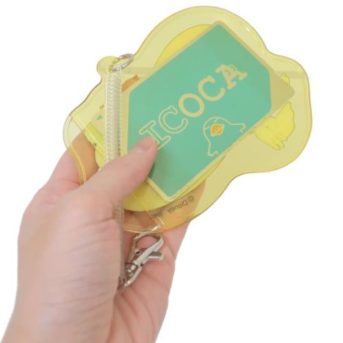 ミッキー＆ドナルド 定期入れ ダイカットパスケース YE ディズニー キャラクター グッズ メール便可