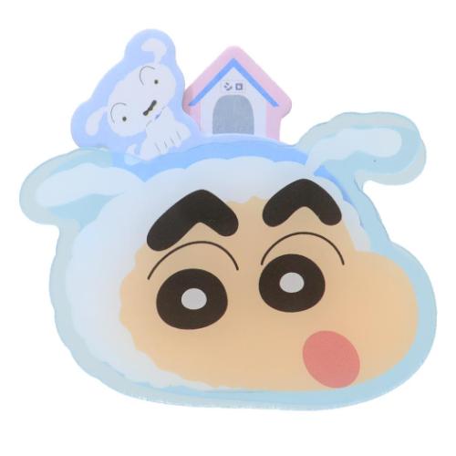クレヨンしんちゃん クリップ ひょっこりメモクリップ シロしんちゃん アニメキャラクター グッズ メール便可