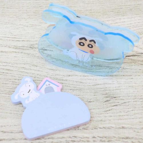 クレヨンしんちゃん クリップ ひょっこりメモクリップ シロしんちゃん アニメキャラクター グッズ メール便可